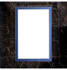 Зеркало Armadi Art Lucido 70х105, насыщенный синий, с подсветкой