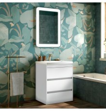 Мебель для ванной комнаты Art Max Family 60, напольная, Bianco Lucido