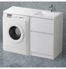 Тумба с раковиной BelBagno Kraft -LVD 60 bianco opaco R