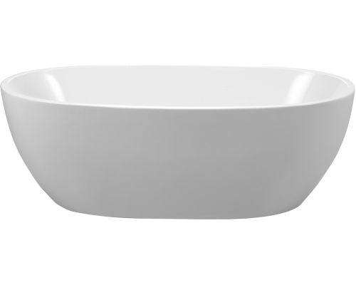 Акриловая ванна BelBagno BB69-1700-W0 170x80 см, отдельностоящая, овальная, с ножками, с донным клапаном