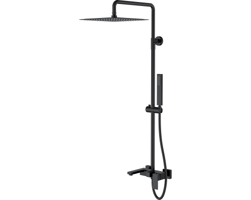 Душевая стойка Boheme Qubic 478-B matt black