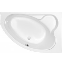Акриловая ванна Cersanit Kaliope New R 155x100 см, угловая, с ножками, асимметричная