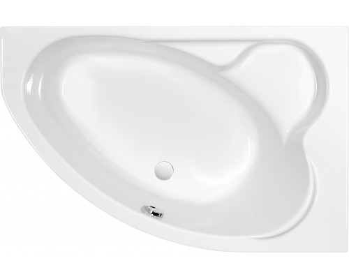 Акриловая ванна Cersanit Kaliope New R 155x100 см, угловая, с ножками, асимметричная