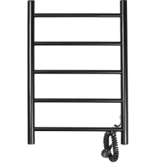 Полотенцесушитель электрический Domoterm Аврора DMT 109-5 50x71, черный, R