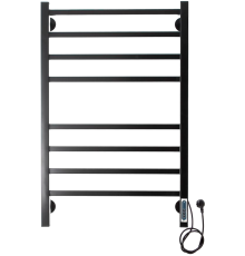 Полотенцесушитель электрический Domoterm Квадро DMT П8 50x80, черный, R