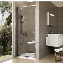 Душевая дверь в нишу Ravak Pivot PDOP1-90 Transparent, профиль хром