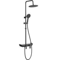 Душевая стойка Lemark Tropic LM7012BL черная