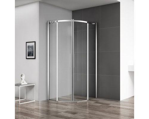 Душевой уголок BelBagno Acqua R-2-90-C-Cr профиль хром