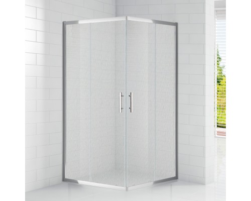 Душевой уголок Cezares Eco ECO-O-A-2-90-P-Cr стекло punto