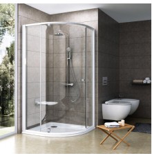 Душевой уголок Ravak Pivot PSKK3-80 Transparent, профиль белый