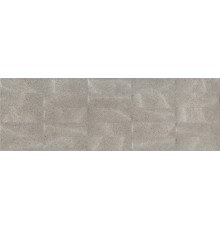 Плитка настенная Kerama Marazzi Безана матовая, ректифицированная 25х75, серая структурированная