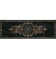 Декор Kerama Marazzi Греппи глянцевый, ректифицированный 40х120, черный