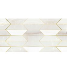 Декор Laparet Dreams глянцевый 25x50, бежевый