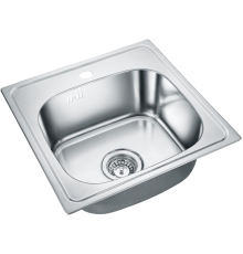 Мойка кухонная Emar Steel 130A