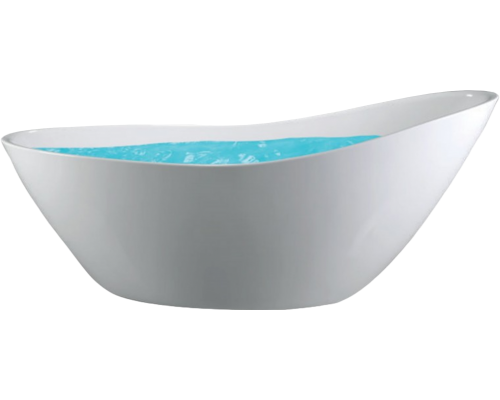 Акриловая ванна Esbano London 180x80 см, отдельностоящая, white, овальная