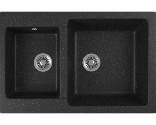 Мойка кухонная Domaci Бьелла DMC-76K черная