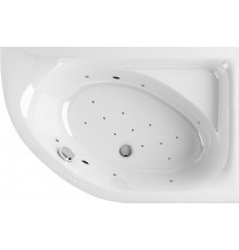 Акриловая ванна Excellent Aquarella WAEX.ARP17.RELAX R 170x110 см, угловая, с гидромассажем, с каркасом, со сливом-переливом, асимметричная