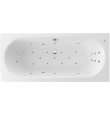 Акриловая ванна Excellent Oceana WAEX.OCE18.ULTRA 180x80 см, с гидромассажем, с каркасом, со сливом-переливом