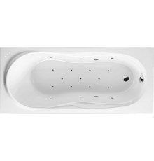 Акриловая ванна Excellent Sekwana WAEX.SEK17.RELAX 170x75 см, с гидромассажем, с каркасом, со сливом-переливом