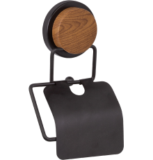 Держатель туалетной бумаги Fixsen Magic Wood FX-46010 с крышкой