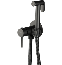Гигиенический душ Frap F7505-9 со смесителем, С ВНУТРЕННЕЙ ЧАСТЬЮ, оружейная сталь