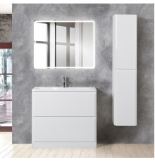 Мебель для ванной комнаты BelBagno Albano 100 напольная, bianco lucido