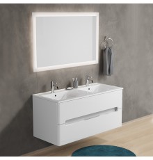 Мебель для ванной комнаты Sanvit Форма 120 белая, подвесная