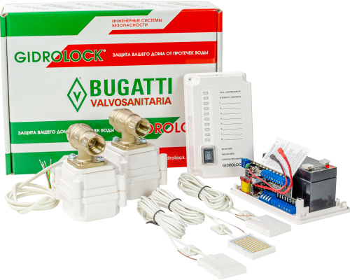 Система защиты от протечек Gidrolock Premium Bugatti 1/2"