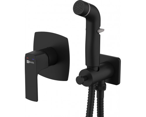 Гигиенический душ Lemark Ursus LM7219BL со смесителем, С ВНУТРЕННЕЙ ЧАСТЬЮ