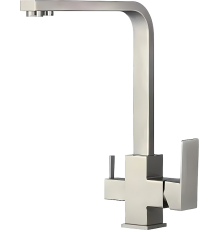 Смеситель для кухни Haiba HB803-2 сталь