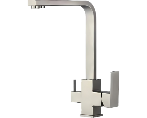 Смеситель для кухни Haiba HB803-2 сталь