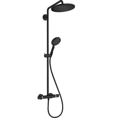 Душевая стойка Hansgrohe Croma Select S 280 1jet 26890670 с термостатом, матовый черный