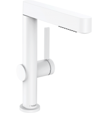 Смеситель для раковины Hansgrohe Finoris 230 76063700 матовый белый