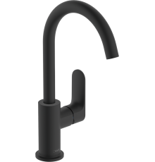 Смеситель для раковины Hansgrohe Rebris S 72536670 черный матовый