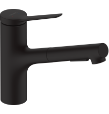 Смеситель для кухни Hansgrohe Zesis M33 74800670 черный матовый