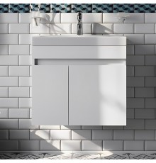 Тумба с раковиной IDDIS Zodiac 60 подвесная, с дверцами