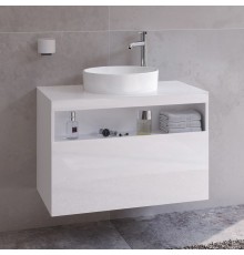 Тумба с раковиной Keuco Stageline 32865 80 см, белая