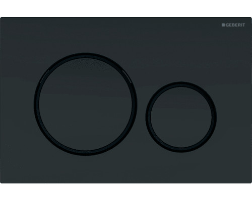 Кнопка смыва Geberit Sigma 20 115.882.16.1 черная, матовый лак