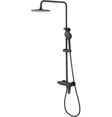 Душевая стойка Lemark Bronx LM3760BL черная
