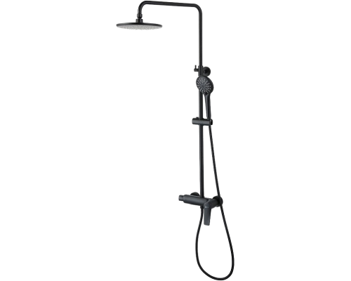 Душевая стойка Lemark Bronx LM3760BL черная