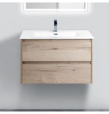 Тумба с раковиной BelBagno Kraft 90 rovere galifax bianco