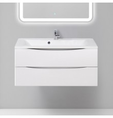 Тумба с раковиной BelBagno Marino 100 bianco opaco