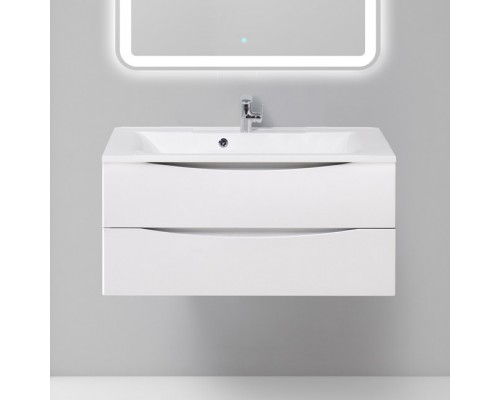 Тумба с раковиной BelBagno Marino 100 bianco opaco