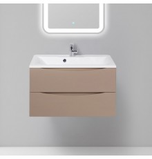 Тумба с раковиной BelBagno Marino 80 capucino lucido