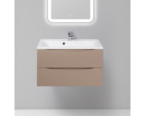 Тумба с раковиной BelBagno Marino 80 capucino lucido