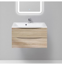 Тумба с раковиной BelBagno Marino 80 rovere bianco