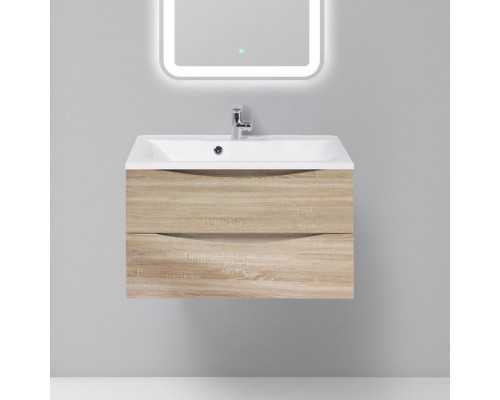 Тумба с раковиной BelBagno Marino 80 rovere bianco