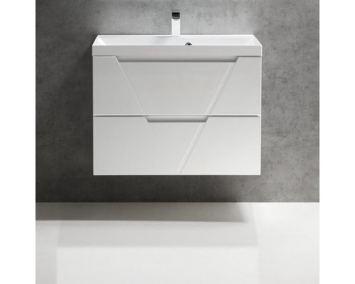 Тумба с раковиной BelBagno Vittoria 80 bianco lucido