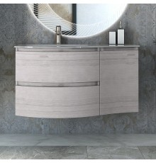 Тумба с раковиной Cezares Vague 104 L rovere sbiancato