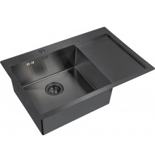 Мойка кухонная Zorg Inox PVD 7851 L grafit